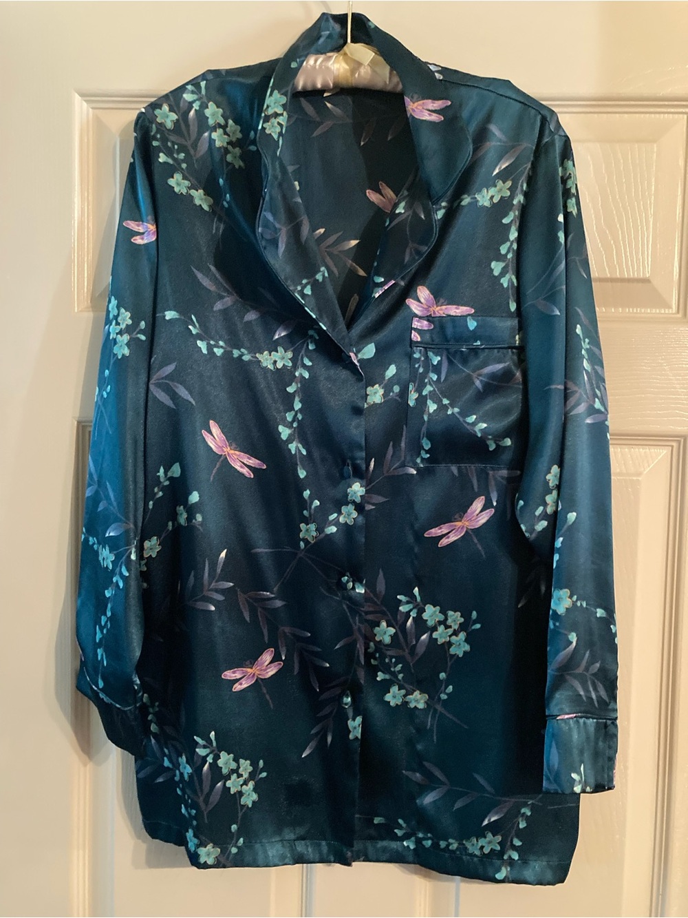 Vintage Teal Dragonfly Pajamas